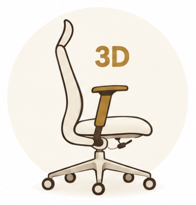 3D Adjustable Armrest